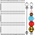 thumbnail image 1 of 50Pcs Blank Beadable Keychain Bars,Metal DIY Bead Keychain Bar Charms Eady Detachable Key Chain Making Accessories, 1 of 7