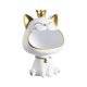 thumbnail image 1 of Gato La Fortuna Almacenamiento Escultura Resina La Llave Estatuilla para El Estudio en El (Blanco), 1 of 9