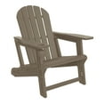 thumbnail image 5 of WestinTrends Azura 2-Piece HDPE Plastic Adirondack Patio Chair With 18" Side Table Set, Weathered Wood, 5 of 16