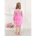 thumbnail image 3 of Hotiary 2-9Y Toddler Girls Casual Velvet Twirl Tutu Dresses Princess Girl Winter Fall Sequins Party Dress For Everyday, Halloween, Christmas, School, Party, 3 of 7