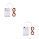 thumbnail image 4 of Cateissary 20/50/100LED Photo Clip LED Fairy Lights Photo Guirnalda con pilas 2m 2piezas, 4 of 6