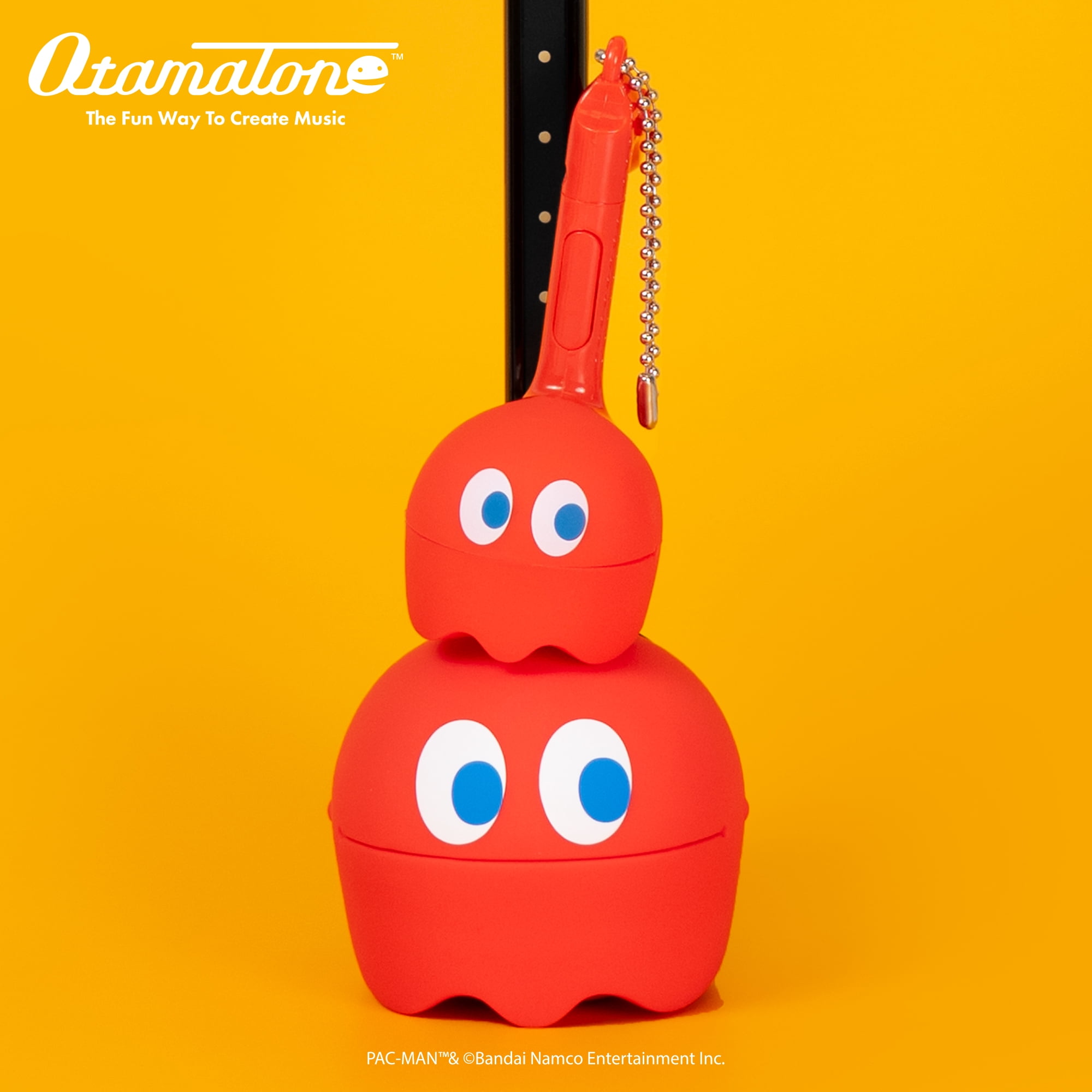 Otamatone PAC-MAN Electronic Portable Music Instrument / Synthesizer Toy from Japan by Maywa Denki (Officially Licensed) [English Instructions] - Blinky