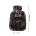thumbnail image 2 of Funda Felpa para Botella Caliente Invierno Mujer (gris Oscuro), 2 of 2