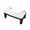 White, variant on CASAFUN Stackable Toilet Potty Stool for Adults, Heavy Duty Plastic Portable Squatting Poop Foot Stool, Bathroom Non-Slip Toilet Assistance Step Stool fits 14"-16" Standard Toilets
