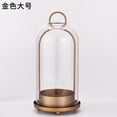 thumbnail image 4 of PLPPYFS Versatile Modern Metal Lantern with Handmade Sturdy Glass Dome in Antique Brass for Pillar Candle & Plants, Industrial, Farmhouse, Shabby Chic HolderLight And Luxurious Candle, 4 of 7
