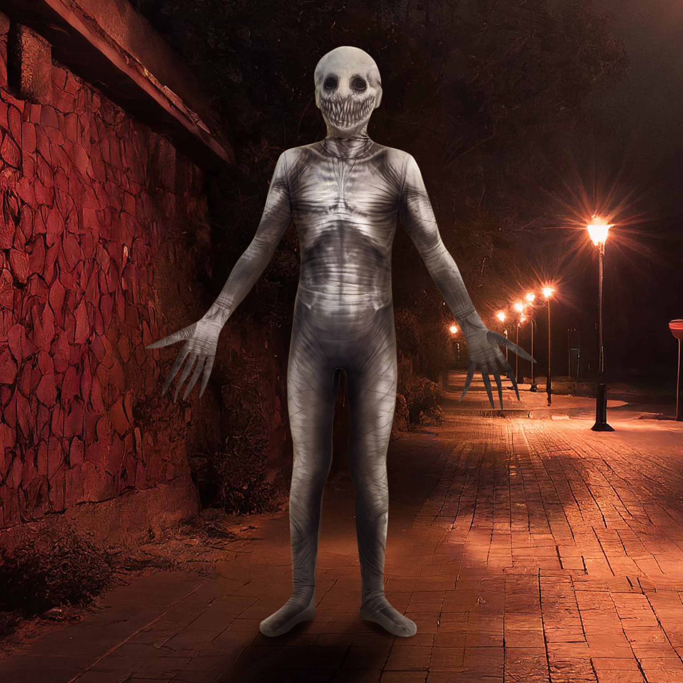 The Rake Skinsuit Halloween Costume for Children, Boy's Size L (10/12), by Morph Costumes