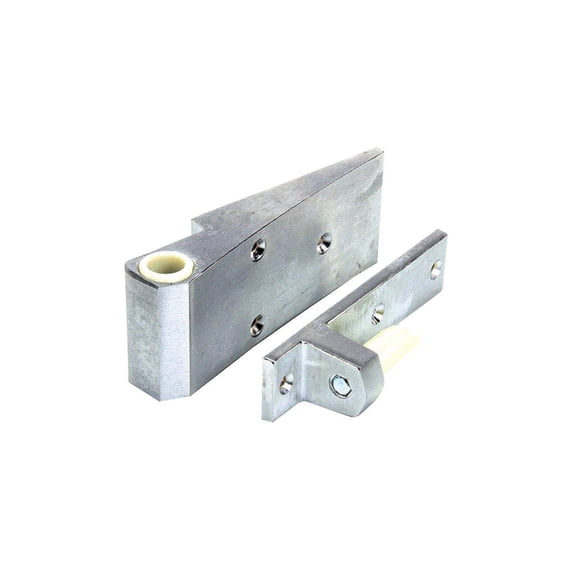 Kason 1256 Pacesetter Hinge, Textured Panel, Brushed Chrome, 11256000004