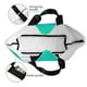 thumbnail image 4 of Balery Green Turquoise Teal Bolsa Tote Estilo Estético con Cremalleras, Bolsa de Hombro, Bolsa de Compras Grande y Plegable, 4 of 8