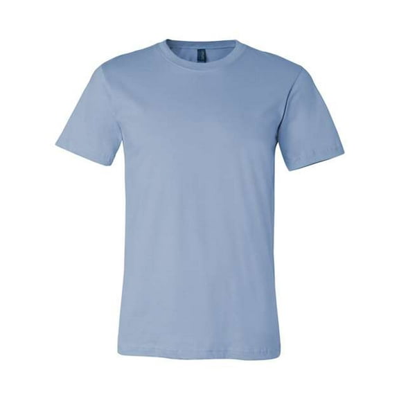 Bella+Canvas Camiseta de manga corta unisex, azul bebé, pequeña bella lienzo 3001
