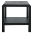 thumbnail image 2 of Safavieh Omara 1 Shelf Traditional Wood Side Table, Black, 2 of 9