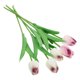 thumbnail image 4 of GOOHOCHY 5 UNIDS Flores artificiales de tulipán Flower Flower para la decoración del escritorio del hogar de la fiesta de boda, 4 of 7