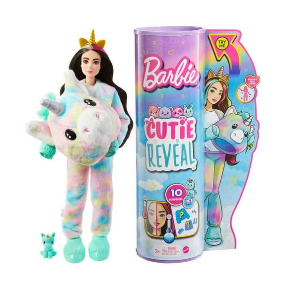 Muñeca Barbie Cutie Reveal Unicornio de Fantasía