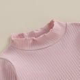 thumbnail image 4 of Toddler Baby Girls Casual Basic Shirts Long Sleeve Fall Tees Tops Clothes, 4 of 7