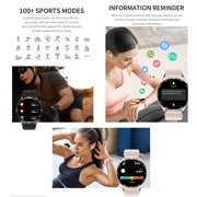 Rainbuvvy T97 Smartwatch, 1.39 inches, Built-in Bluetooth Headphones, 100 Sports Modes, for iOS/Android Sports Watches