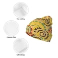 thumbnail image 3 of Hirioo Colourful Tie Dye 1 for Men's Knit Cuffed Beanie for Outdoor Activities Unisex, 3 of 6