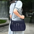 thumbnail image 3 of PouchPort Shoulder Bags for Women, Handbags Multi Pocket Waterproof Crossbody Bags, Blue, 3 of 7