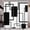 Black, variant on Black and White Shower Curtain Geometric Grey and Black Modern Abstract Shower Curtains for Mens Bathroom Decor Bath Curtain,72"x72"