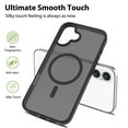 thumbnail image 3 of Dteck for iPhone 16 Case, Compatible with MagSafe, Shockproof Military-Grade Protection, Magnetic Phone Case for iPhone 16, Frosted Black, 3 of 5