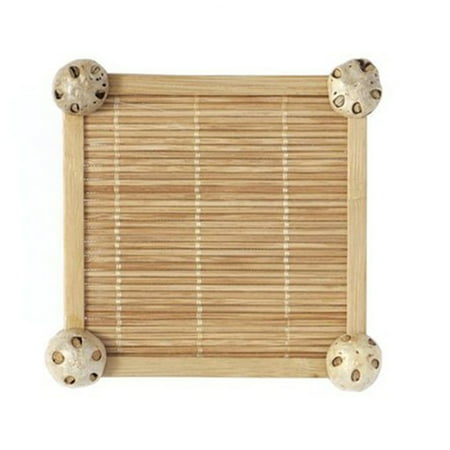 

Bamboo Coasters Set Lightweight And Long Lasting Uitable For Use In Tea Rooms Small Five-eyed Fruit