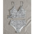 thumbnail image 5 of Hinvhai Womens swimsuits clearance,Women Bandeau Bandage Bikini Set Push-Up Brazilian Swimwear Beachwear Swimsuit White L(L), 5 of 8
