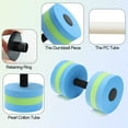 thumbnail image 2 of Aquatic Exercise Dumbbells - Set of 2 for Water Aerobics Fitness and Pool Exercises, 2 of 13