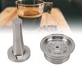 thumbnail image 4 of Juego De Cápsulas De Café, Acero Inoxidable, Apto Para Lavavajillas, Reutilizable, Larga Vida útil Para Suministros De Preparación De Café, 4 of 7
