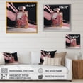thumbnail image 4 of Designart "Pink Perfume Scented Treasures I" Fashion Perfume Canvas Art Print, 4 of 5