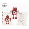 thumbnail image 2 of Betus [Sans Tic-Tac] Réveil Robot avec Lumières d'Oeil Clignotantes et Pince à Main, 2 of 6
