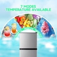 thumbnail image 2 of TACOOL 4.0 Cu.ft Small Refrigerator Mini Fridge for Bedroom Drink Holder Large Capacity Suit for Home, Apartment, Office Silver, 2 of 7