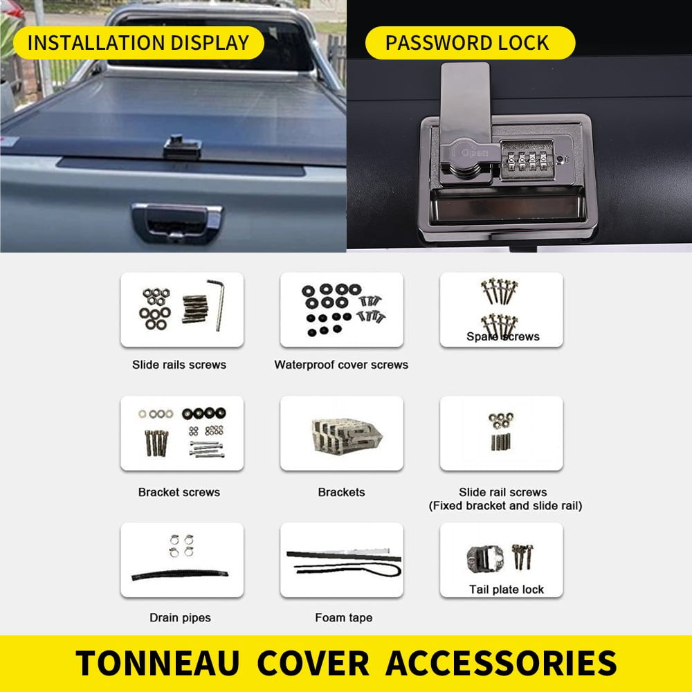 5.7Ft Retractable Truck Tonneau Bed Cover FOR 2009-2021 Dodge RAMBOX 1500
