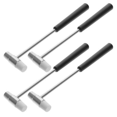 

4pcs Small Hammer Double-faced Soft And Hard Mallet for Woodworking Machinist