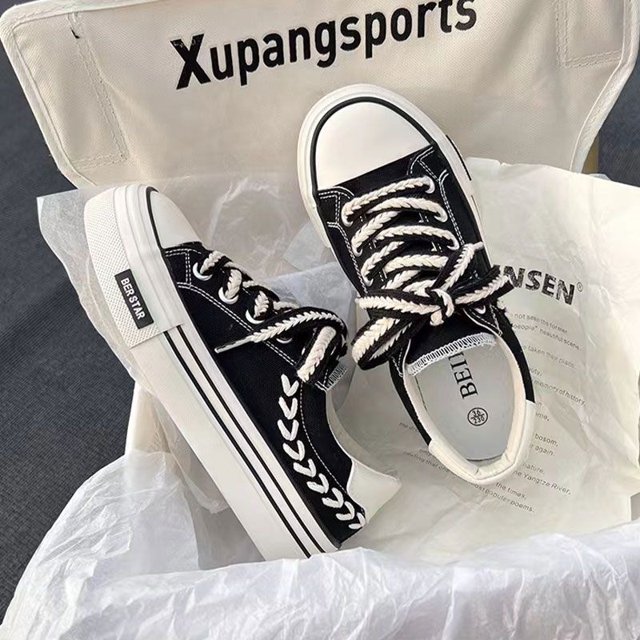 Zapatos De Lona De Suela Gruesa Para Mujeres Deportes Al Aire Libre Tenis casual Transpirable