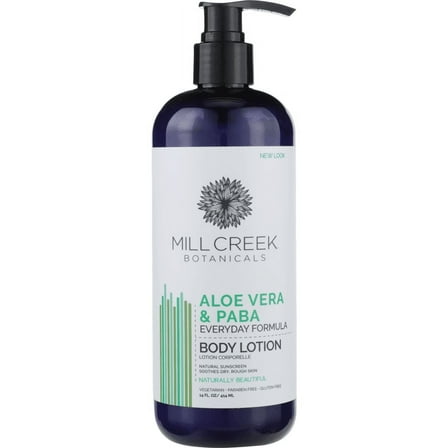 Mill Creek Aloe Vera and PABA Moisturizing Lotion, 16 fl Oz