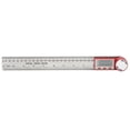thumbnail image 3 of Measuring Ruler, Stainless Steel Goniometer Electronic Ruler, With Fixing Screw For Angle Measuring Measure Tool Length Measuring 0-300mm,0-500mm, 3 of 8