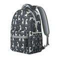 thumbnail image 2 of Giraffe Backpack for School & Gym - Large Bookbag with Laptop Compartment, Waterproof Work Bag, Trendy Animal Print, Lightweight for Students, 2 of 5