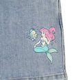thumbnail image 2 of Disney Girl's Little Mermaid Ariel and Flounder Denim Kids Shorts, 2 of 6