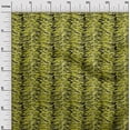 thumbnail image 2 of oneOone Cotton Flex Lime Green Fabric Tiger Animal Skin Dress Material Fabric Print Fabric By The Yard 40 Inch Wide, 2 of 2