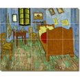thumbnail image 1 of Ceramic Tile Mural-Vincent Van Gogh Country Painting 368. 21.25" w x 17" h using (20) 4.25 x 4.25 ceramic tiles, 1 of 3