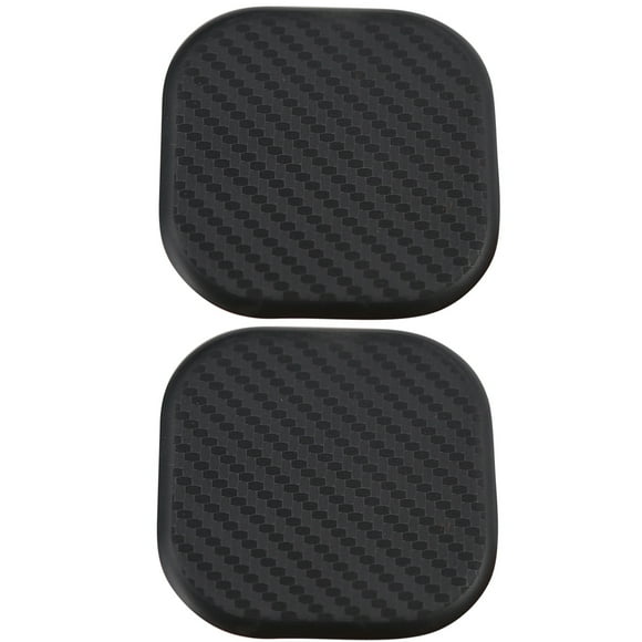 KAKOWELY 4pcs Wear-resistant Car Cup Mat Convenient Car Coasters Car Cup Holder Non-Slip Mug Mat for Daily Use (Square, Black),2.48X"X2.48"X0.12"