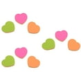 thumbnail image 6 of NUOLUX 9 pcs  Heart-shaped  Posted Self-Adhesive Paper Notes Facilitated Stickers Notepads, 6 of 6