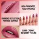 thumbnail image 4 of Lápiz labial Fine Glitter, lápiz labial dorado de arenas movedizas, hidratante, sedoso, rosa sirena, resistente al agua y de larga duración, pomelo y naranja, 4 of 5