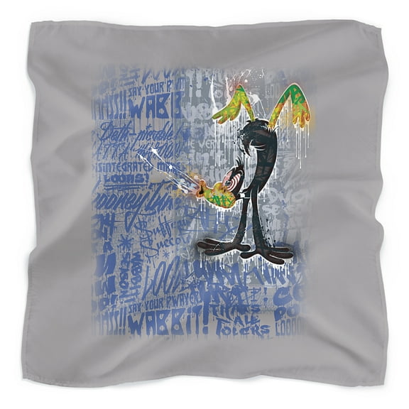 Looney Tunes Graffiti Duck Bandana (21 in x 21 in)