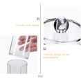 thumbnail image 4 of 2 In 1 Clear Cotton Pads Cotton Swab Storage Holder Box Transparent Cosmetic Makeup Organizer Case, 4 of 8