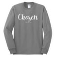 thumbnail image 2 of Wild Bobby Chosen 1 Peter 2:9 Inspirational/Christian Men Long Sleeve Shirt, Heather Grey, XX-Large, 2 of 5
