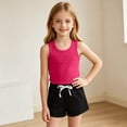 thumbnail image 6 of OGLCCG Boys' Athletic 2-Piece Outfits Kids Sleevelesss Cotton Tank Tops and Stretch Running Shorts Boys Summer Shorts Sets 1-9 Years, 6 of 7