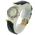 thumbnail image 5 of GlassOfVenice Murano Glass Millefiori Watch with Leather Band - Black, 5 of 5