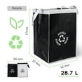 thumbnail image 3 of AOOOWER Polypropylene Recycle Waste Bag Set Trash Sorting Bins for Trash Bins Organize and Maintain Solid Shape & Other Garbage, 3 of 11