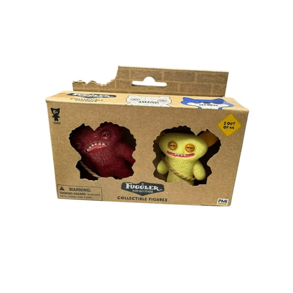 Fuggler Funny Ugly Monster Collectible Figures - 2 Pack - Random Pack of 2 Fuggler Figures