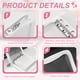 thumbnail image 3 of Álbum de Tarjetas Photocard A7, Libro de Portatarjetas KPop Transparente, Álbum de Tarjetas de Foto Kpop Coreano con 25 Pcs Internos (50 Ranuras para Tarjetas), Blanco, 3 of 7