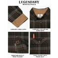 thumbnail image 4 of Legendary Whitetails Men's Buck Camp Flannel Shirt Long Sleeve Button Down 100% Cotton, 4 of 5